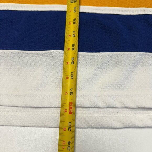 Charlestown Chiefs Hockey Jersey Mens XXL 28.5x32 White Madbros Hanson #16 - Picture 10 of 10